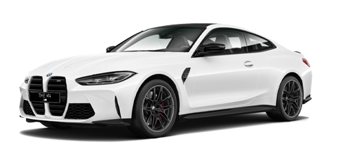White BMW M4 Competition Coupé